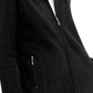 Jaqueta de lã feminina Karen Scott Sport Zip Up Zeroproof, preta, tamanho pequeno