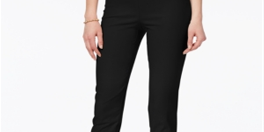 Calça Chelsea Tummy Control Feminina Charter Club Cinza Tamanho 8 Petite