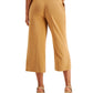 Calça feminina Calvin Klein Luxe Wide Leg Marrom Tamanho 8