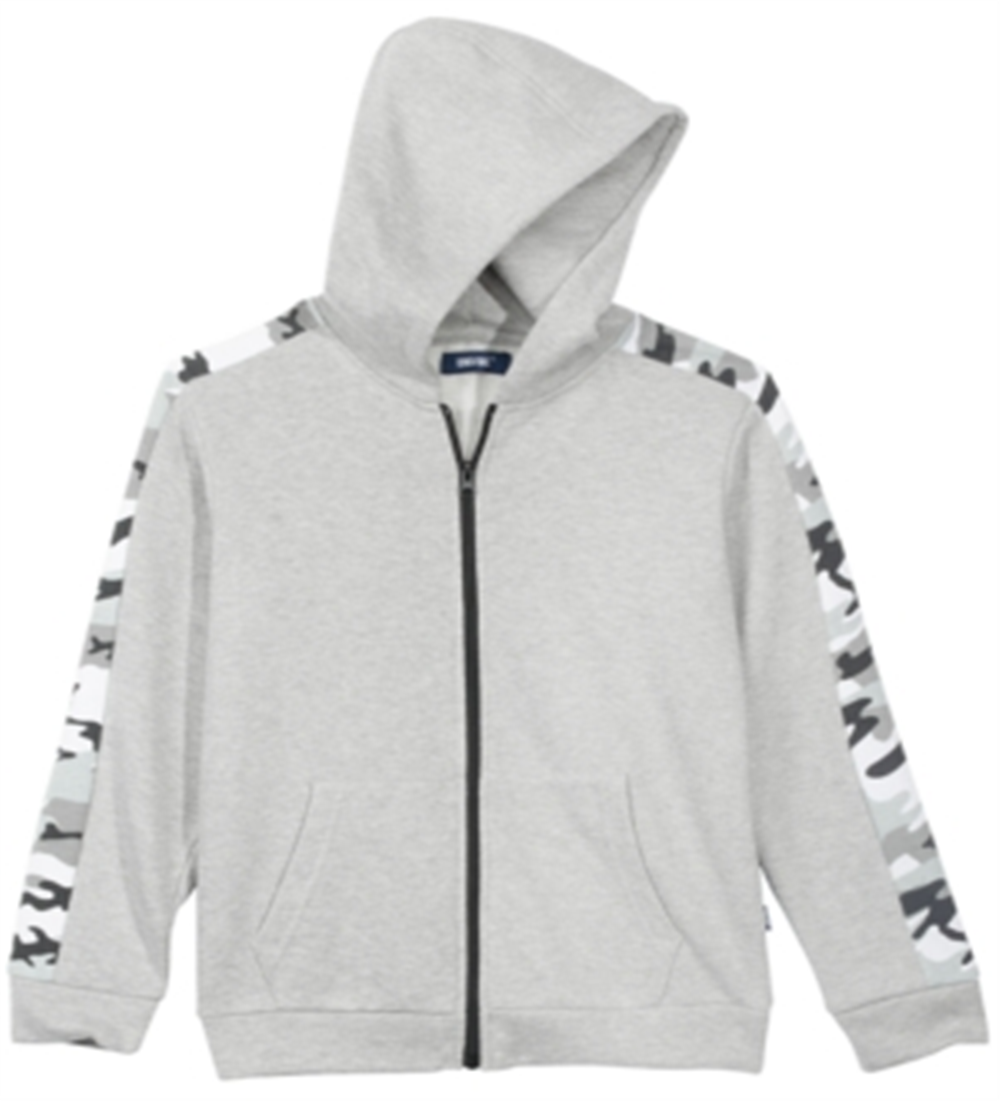 Moletom com capuz Univibe Big Boy's McCartney Full Zip Cinza Tamanho P
