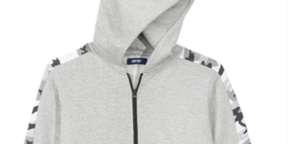 Moletom com capuz Univibe Big Boy's McCartney Full Zip Cinza Tamanho P