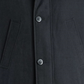 Sobretudo masculino London Fog com zíper, preto, tamanho grande