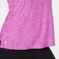 Camisa polo feminina sem mangas Ideology, roxa, tamanho médio