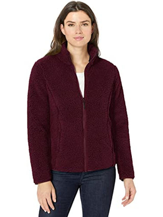 Jaqueta Calvin Klein Feminina com Zíper Roxa Tamanho Médio