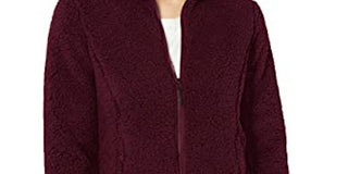 Jaqueta Calvin Klein Feminina com Zíper Roxa Tamanho Médio