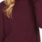 Suéter feminino de gola alta estilo &amp; co roxo tamanho GG