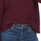 Suéter feminino de gola alta estilo &amp; co roxo tamanho GG