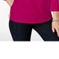 Charter Club Blusa feminina de algodão Pima com botões e ombros de fora, rosa, tamanho pequeno G