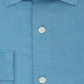 Camisa social masculina Michael Kors com gola estampada e azul, tamanho 18x36x37