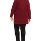 Cardigan listrado metálico brilhante Alfani feminino Berry Jam tamanho 0X