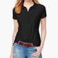 Camisa polo feminina Tommy Hilfiger Core preta tamanho X-G