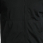 Jaqueta de aquecimento Champion masculina com blocos de cor e malha, preta, tamanho X-G