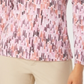 Karen Scott Blusa Feminina Estampada Aquarela Vermelha Tamanho P