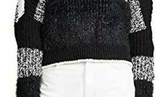 Suéter curto Sunbrite gola simulada feminino Free People, preto, tamanho pequeno