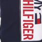Tommy Hilfiger Big Boy's Lawrence Moletom com capuz e zíper com logo e bloco de cores, azul, tamanho M