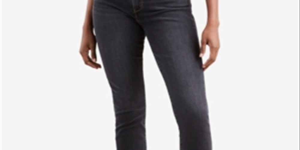 Calça jeans skinny Levi's 311 Shaping feminina, preta, tamanho 34x30
