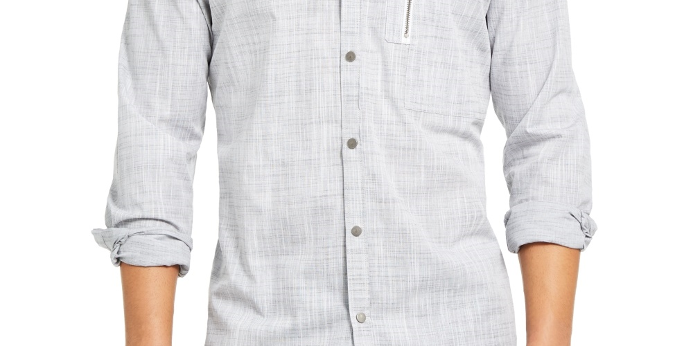 Camisa Murdock Cross Hatch Masculina INC International Concepts Branca Tamanho Grande