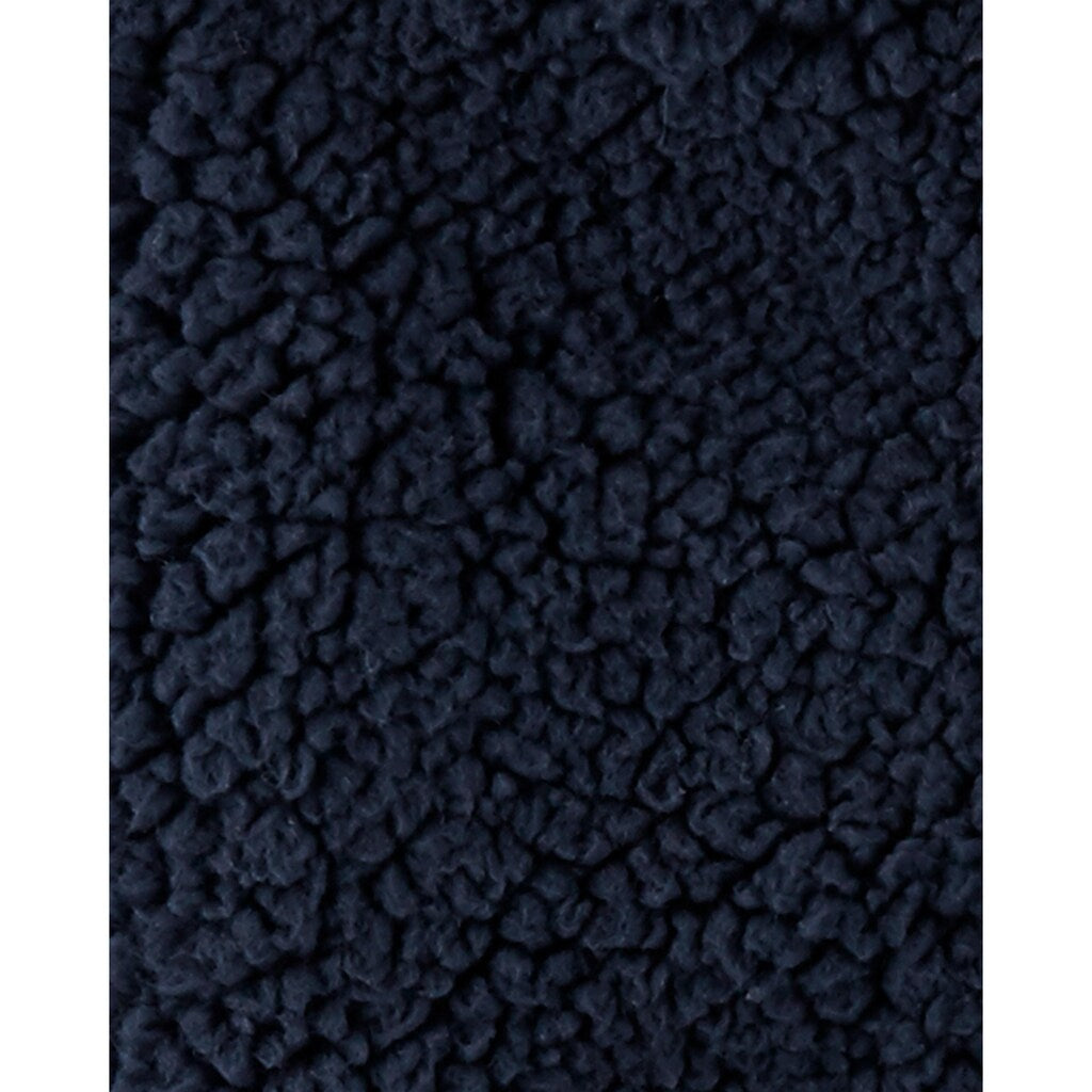 Conjunto de moletom com capuz Carter's Boy's Ears Faux Sherpa com zíper, azul, tamanho 9M