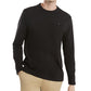 Camiseta masculina Tommy Hilfiger Delancey de manga comprida, preta, tamanho XX-G