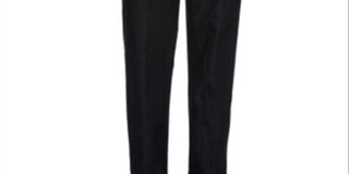 Calça feminina Alfred Dunner Well Solid Pull-on preta tamanho 14-P