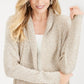 Karen Scott Cardigan Cocoon Feminino Marrom Tamanho P