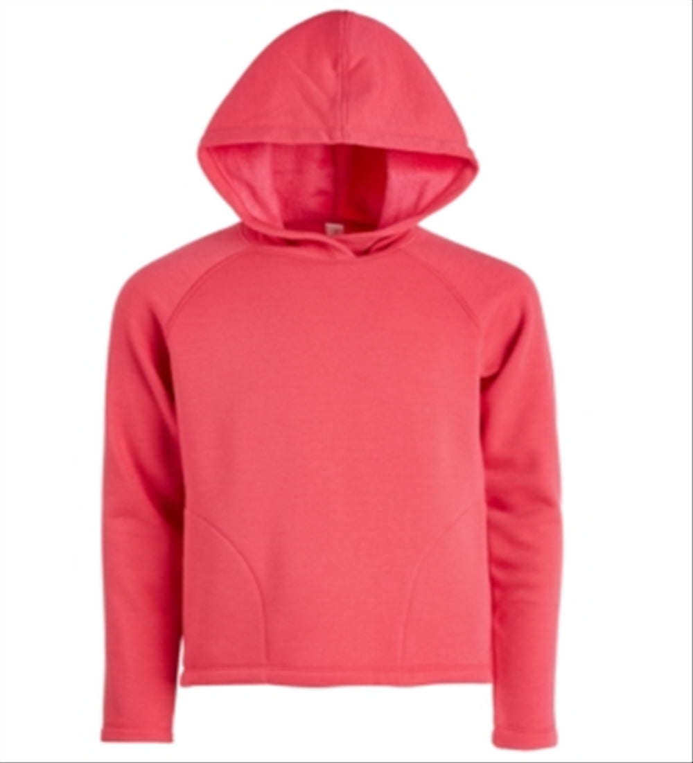 Ideology Big Girl's Solid Hoodie Rosa Tamanho X-Grande