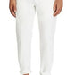 Calça casual elástica de perna reta masculina Ralph Lauren, branca, tamanho 38x32