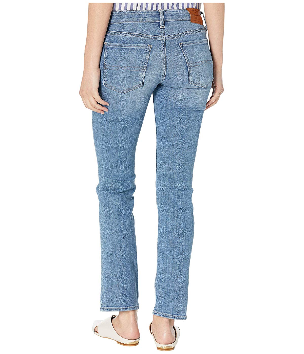 Calça jeans feminina Lucky Brand Sweet Straight em jeans Madison, azul, tamanho 8/29