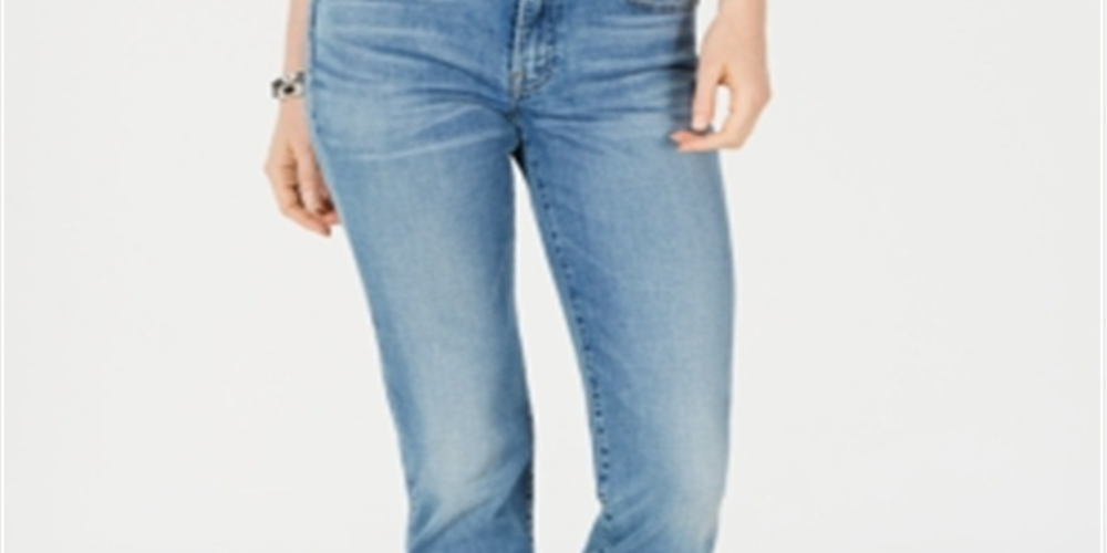 Calça jeans feminina Lucky Brand Sweet Straight em jeans Madison, azul, tamanho 8/29