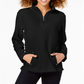 Karen Scott Blusa Feminina Gola Alta Preta Tamanho Pequeno P