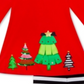 Conjunto de 2 peças de blusa e legging listrada para meninas, Rare Editions, tamanho 5, vermelho