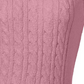 Karen Scott Suéter Feminino Tricô Cabo Gola Alta Rosa Rosa Tamanho Pequeno G