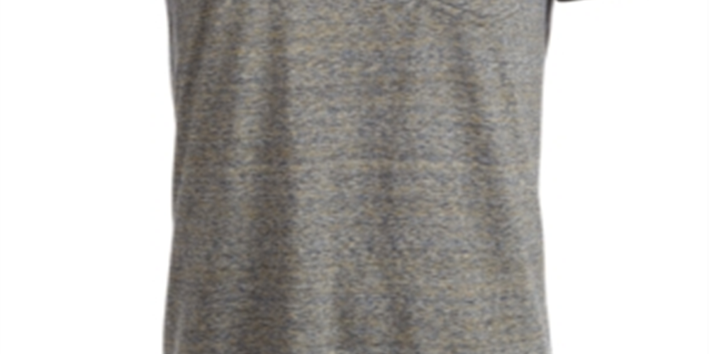 Camiseta masculina Blake mesclada com bolso Sun + Stone, azul-marinho e cinza, tamanho médio