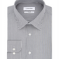 Camisa social Calvin Klein masculina com ajuste clássico e elástico, sem passar roupa, azul, tamanho 15,5 x 32-33