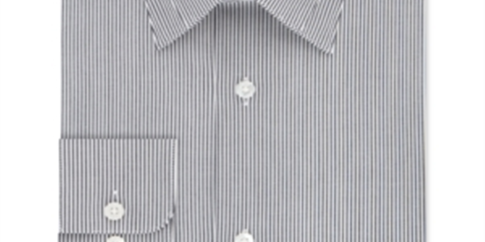 Camisa social Calvin Klein masculina com ajuste clássico e elástico, sem passar roupa, azul, tamanho 15,5 x 32-33