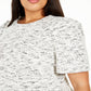 Vestido Calvin Klein Feminino Manga Curta Comprimento Joelho Branco Tamanho 22W