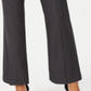 Calças femininas JM Collection com controle de barriga, comprimentos regulares e curtos, pretas, tamanho 16 Petite