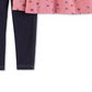 Conjunto Carter's Infantil Menina 2 Peças Blusa Estampada Borboleta e Leggings Jeans Rosa Tamanho 4T