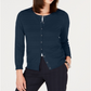 Cardigan texturizado feminino Charter Club, azul, tamanho pequeno P