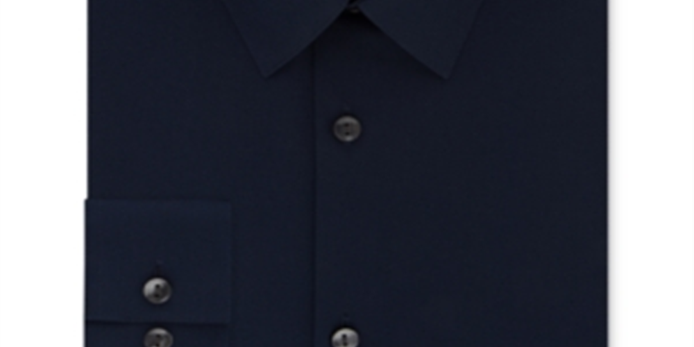 Camisa social masculina Calvin Klein Extra Slim Fit, elástica e térmica, de desempenho sólido, vermelha, tamanho X-S