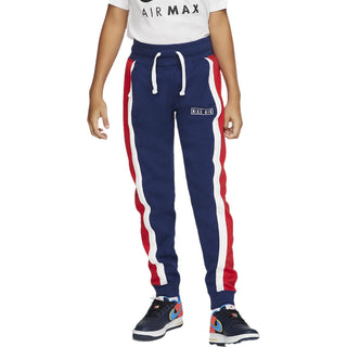 Calça de treino Nike Air para menino, azul, tamanho G