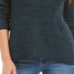 Suéter feminino de gola redonda mesclado estilo &amp; co, verde, tamanho grande