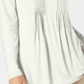 Blusa Pintuck Feminina Style &amp; Co Taupe - Tamanho Pequeno M