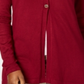 Karen Scott Cardigan longo feminino vermelho tamanho pequeno