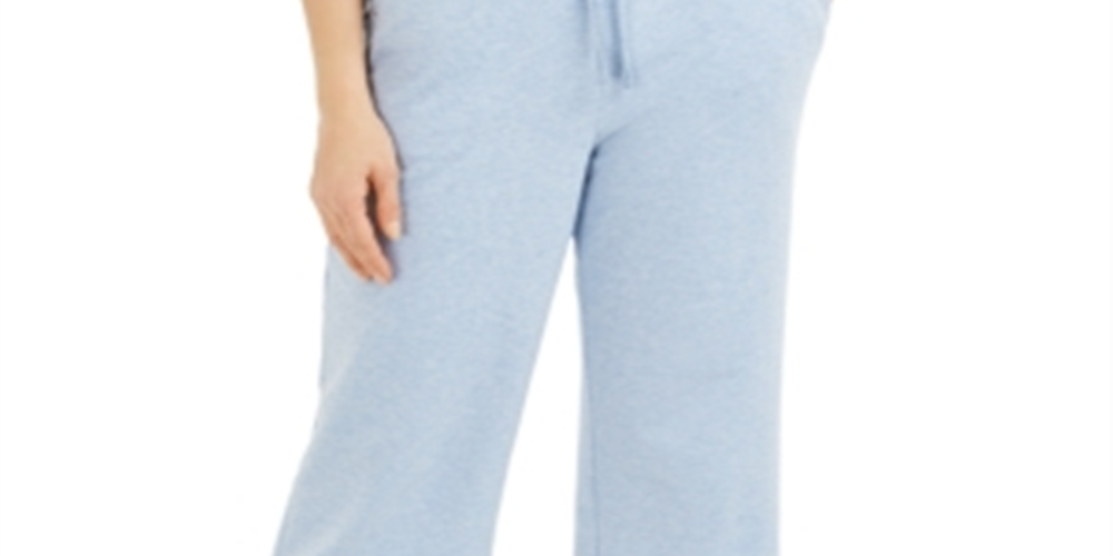 Calça Capri Feminina Karen Scott com Cordão na Cintura Azul Tamanho X-S