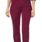 Calça jeans feminina NYDJ Marilyn Double Snap reta vermelha tamanho 4