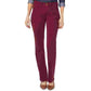 Calça jeans feminina NYDJ Marilyn Double-Snap Tummy Control de perna reta, vermelha escura, tamanho 18