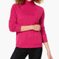 Karen Scott Suéter Feminino Petite Luxsoft Gola Alta Roxo Tamanho Petit