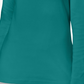 Karen Scott Blusa de gola alta feminina de algodão azul escuro tamanho XXG