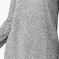 Karen Scott Suéter feminino de algodão com bainha curva, tamanho P, branco